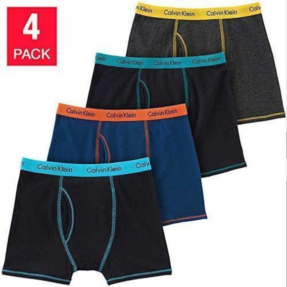 boys calvin klein boxer shorts